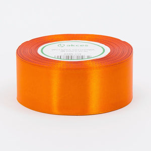 Poltettu oranssi satiininauha 38 mm × 32,92 m
