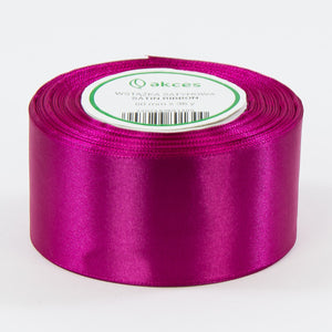 Purppuranvärinen satiininauha 75 mm × 25 m