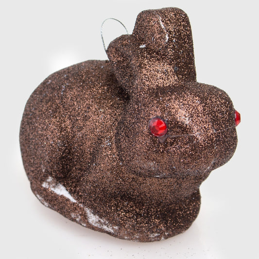 Pruun jänku lihavõttekaunistus 2 tk 11 cm - Kunstlilled
