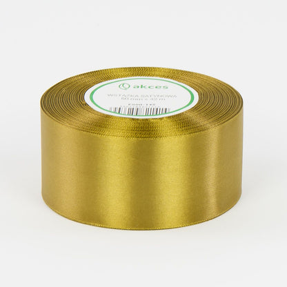 Kullanvärinen koristenauha, satiini, 50 mm