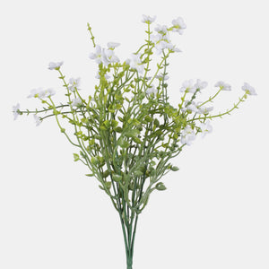 Puhtaanvalkoinen tekolemmikkikimppu 39 cm