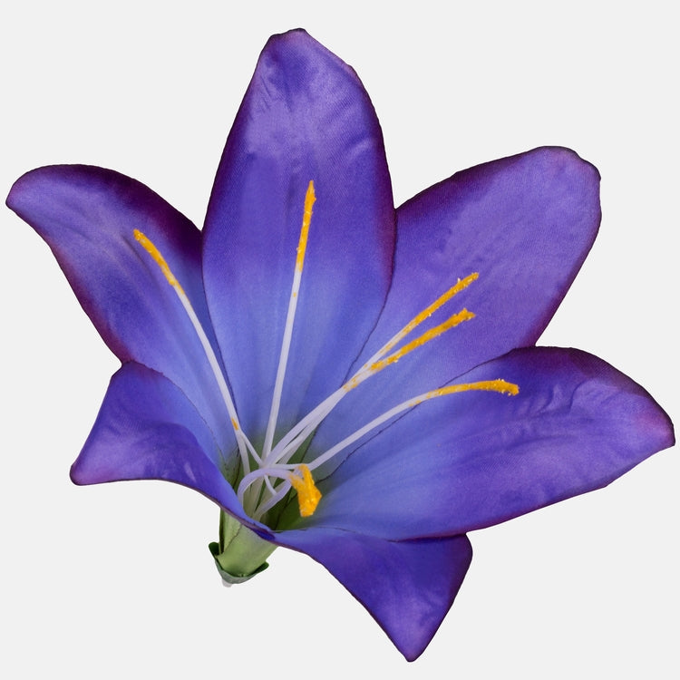 Lilla satiinliilia õiepea 16 cm - Kunstlilled