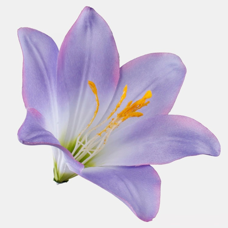 Satiinliilia kunstlillepea lilla-kreem Ø16 cm - Kunstlilled