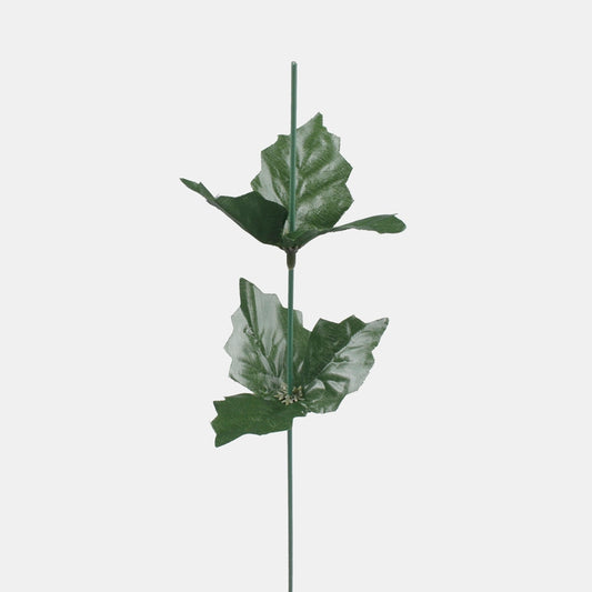 Vihreä joulutähti tekokukkaoksa 45 cm - Tekokukat