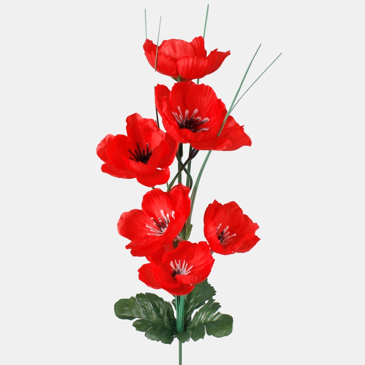 Punase mooni kunstlill 40 cm - Kunstlilled