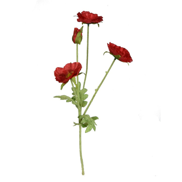 Punase mooni kunstlille vars 58 cm - Kunstlilled