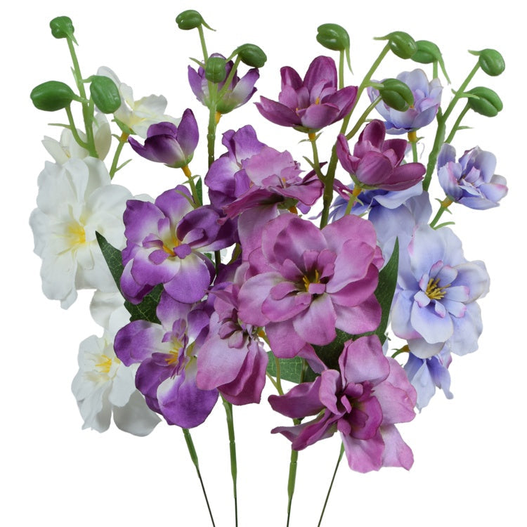 Malva kunstlill juhuslik värv 42 cm 2 tk - Kunstlilled