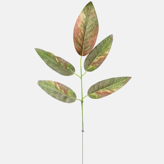 Mango tekokasvin oksa ruskea-vihreä 58 cm - Tekokukat
