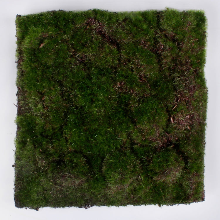 Vihreä tekosammalmatto 20 x 20 cm - Tekokukat
