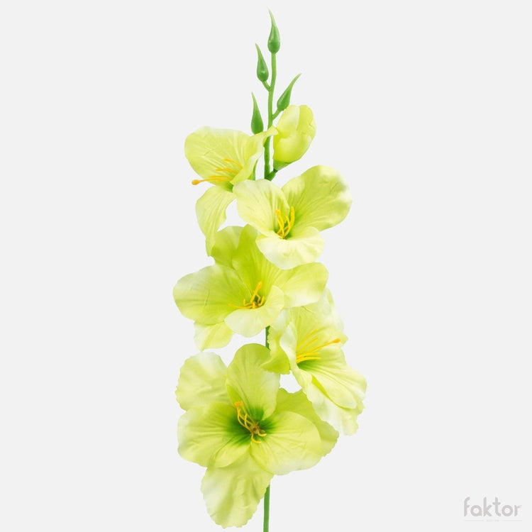 Satiin heleroheline gladiool kunstlill 55 cm - Kunstlilled