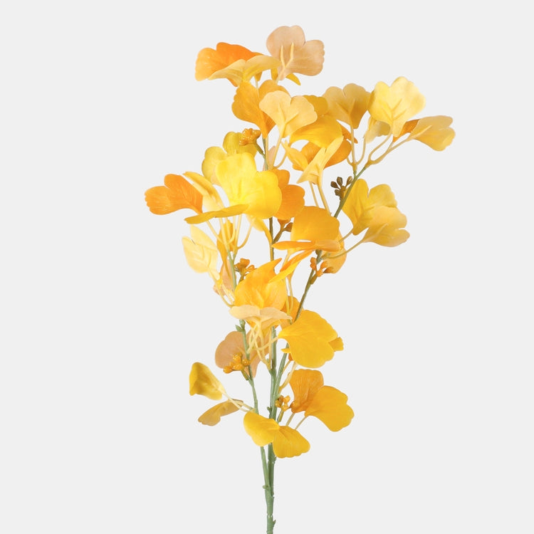 Hõlmikpuu kunstlilleoks kollakasoranž 75 cm - Kunstlilled
