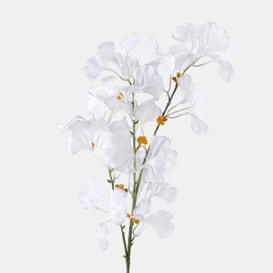 Valge hõlmikpuu kunstlilleoks 75 cm - Kunstlilled