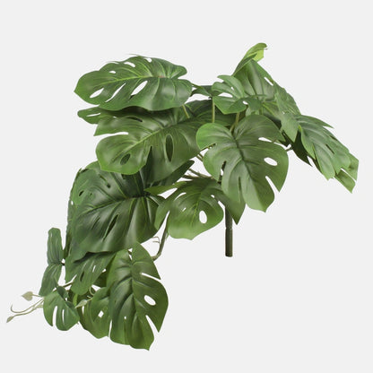 Roheline rippuv Tai monstera trollilehe kunsttaim 55 cm