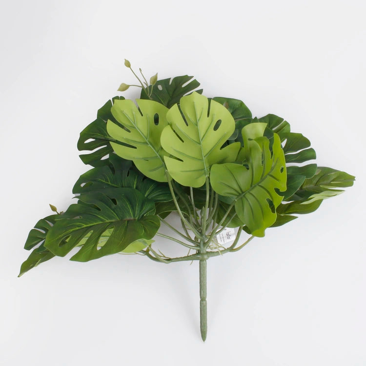 Roheline rippuv Tai monstera trollilehe kunsttaim 55 cm