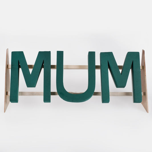 Vihreä märkä kukkasieni MUM-kehikolla 81 cm - Tekokukat