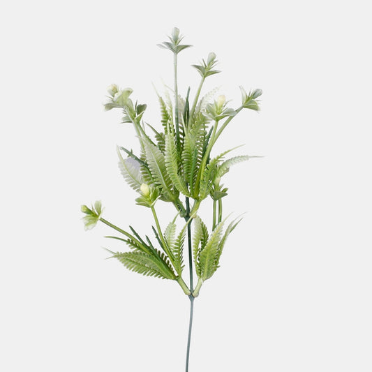 Valkoinen verenpisara koristeoksa 50 cm - Tekokukat
