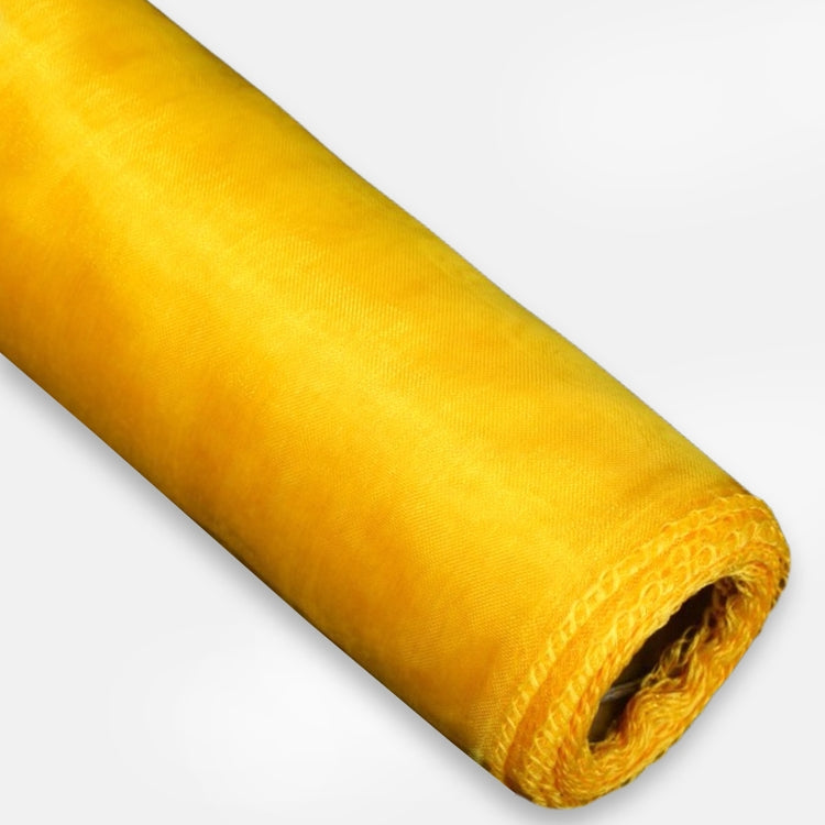 Tumekollane organza kangas 40 cm x 823 cm - Kunstlilled