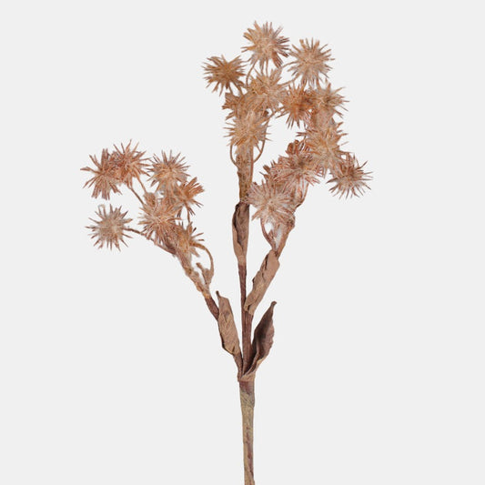 Vaaleanruskea ohdake koristeoksa 46 cm - Tekokukat