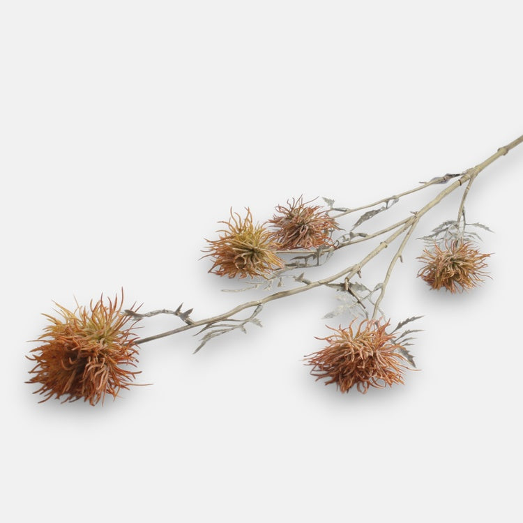 Oranž torkav toru kunstlilleoksale 85 cm - Kunstlilled