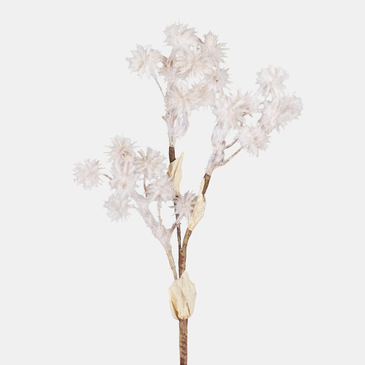 Kaunistuseks kreemjas ohakas 46 cm - Kunstlilled