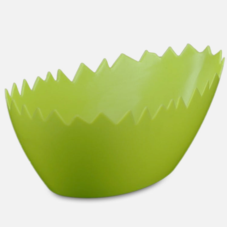 Ovaalne lihavõttepoti kate roheline 21 cm plastikust - Kunstlilled
