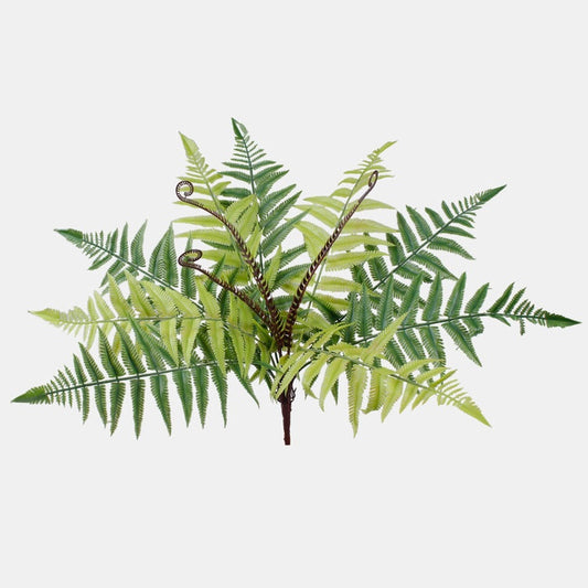 Vihreä saniainen tekokasvin oksa 45 cm - Tekokukat