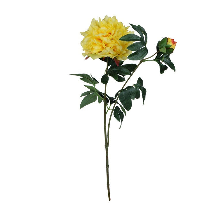 Kollane pojeng kunstlill 65 cm - Kunstlilled