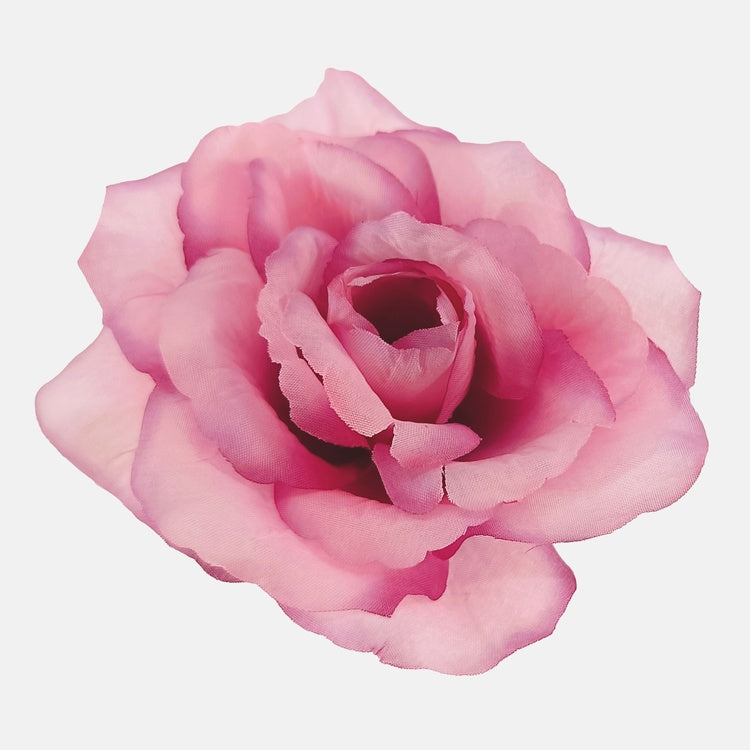 Kunstlillepea Prantsuse roos roosa-burgundia 13 cm - Kunstlilled