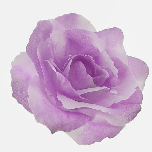 Lilla Prantsuse roosi kunstlillepea 13 cm - Kunstlilled