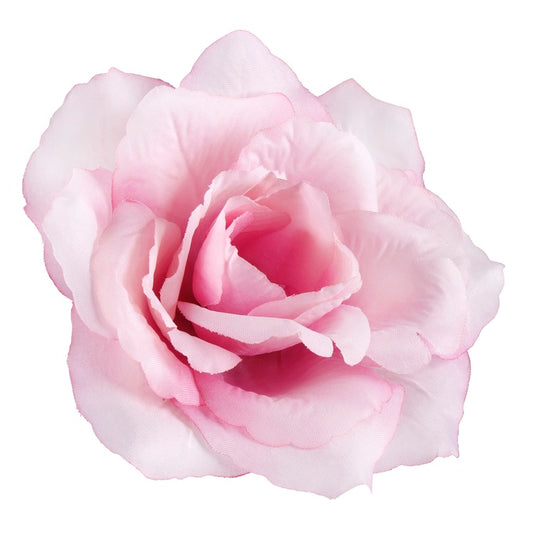 Roosa roosi õiepea Ø13 cm - Kunstlilled