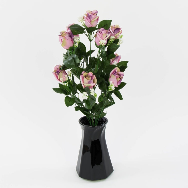 Sügisroosa roosi kunstlillekimp 51 cm - Kunstlilled