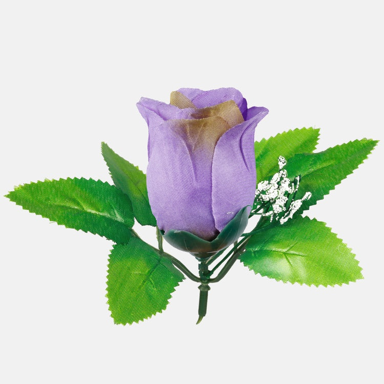 Lilla roosinupu kunstlillepea 6 cm - Kunstlilled