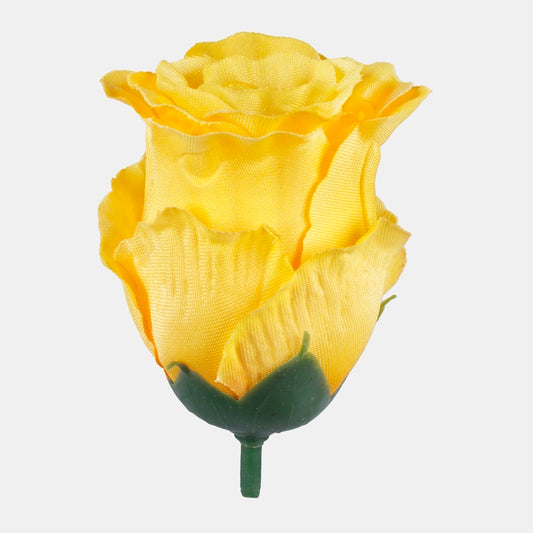Kollase roosi punga kunstlillepea 5,5 cm - Kunstlilled