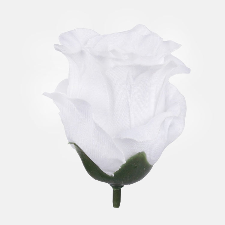 Valge roosipea kunstlill 5,5 cm - Kunstlilled