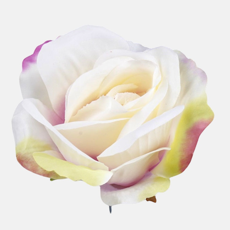 Kreemjas roosi kunstlillepea Ø8 cm - Kunstlilled