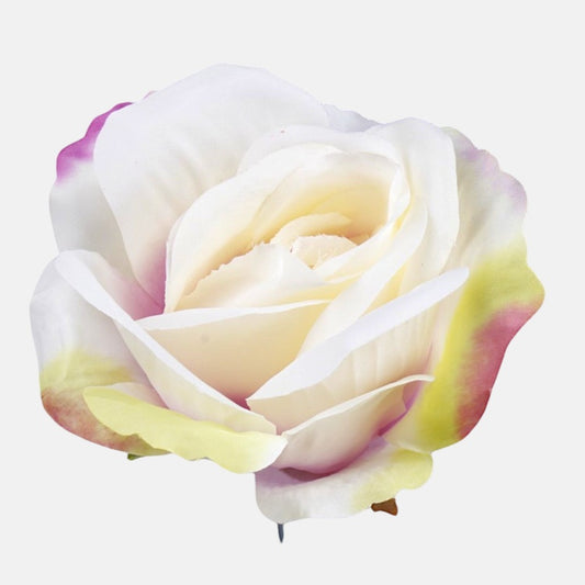 Kreemjas roosi kunstlillepea Ø8 cm - Kunstlilled