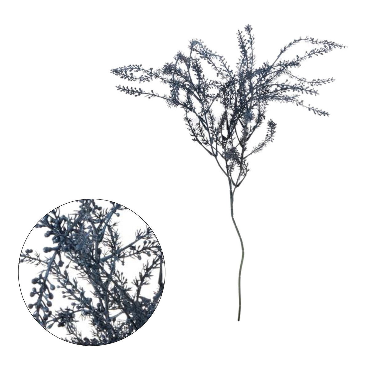 Sininen koristeoksa, 80 cm