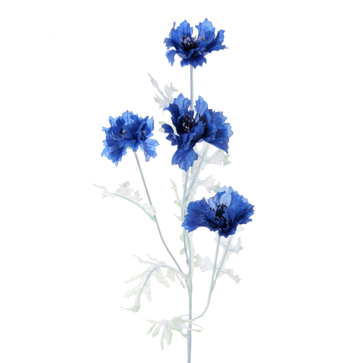 Sininen ruiskaunokki – tekokukka, 60 cm