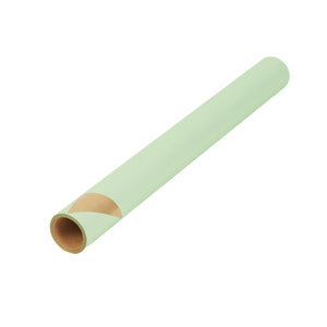 Mintunvihreä kultapohjainen kukkakääre 50 cm × 9 m