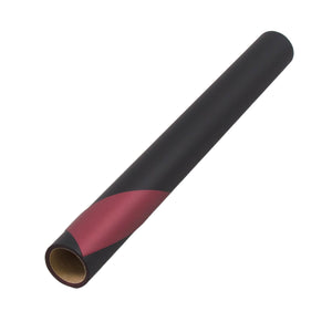 Musta-viininpunainen satiinipintainen kukkakäärekalvo 50 cm × 9 m