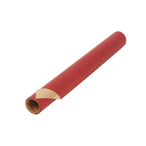 Viininpunainen kultapohjainen kukkakääre 50 cm × 9 m