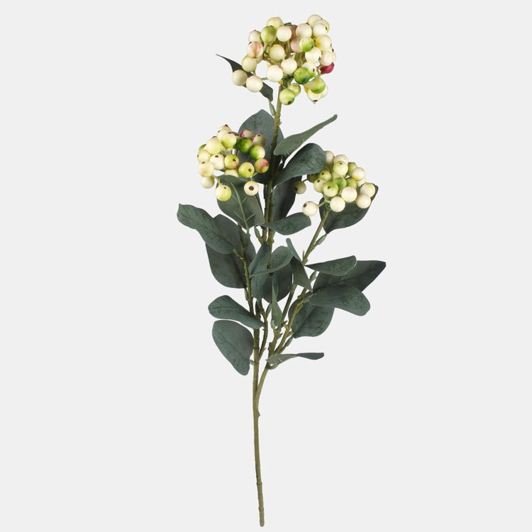 Kreemivärviline Lumivalgeke marjaoks 65 cm - Kunstlilled