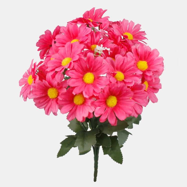 Roosa karikakra kunstlillebukett 31 cm - Kunstlilled