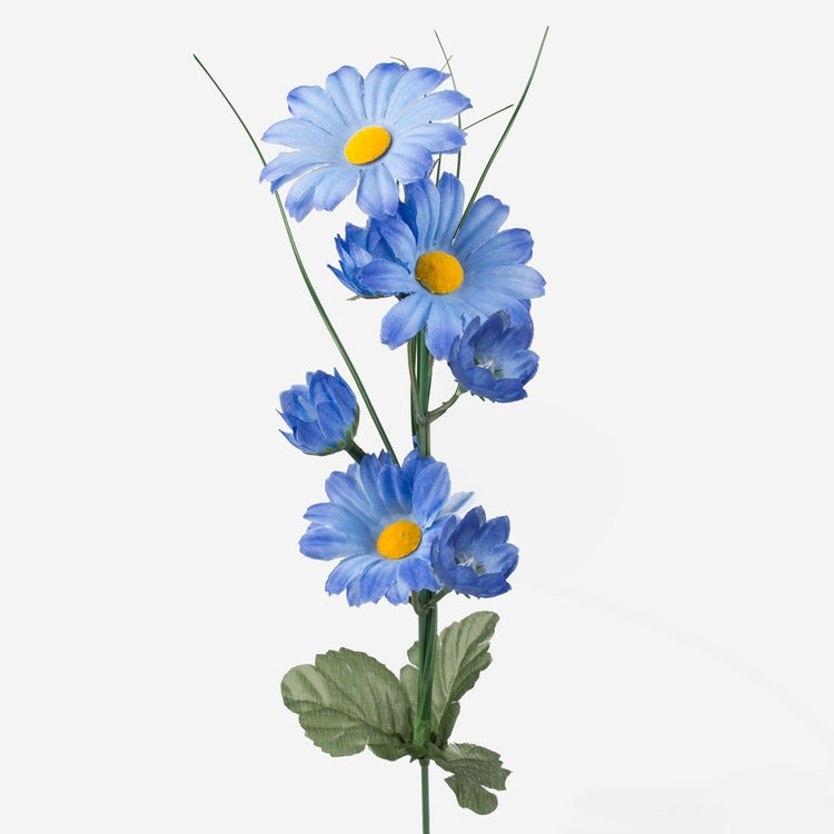 Sinine karikakra kunstlill 40 cm - Kunstlilled