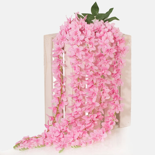 Roosa orhidee kunstviinapuu 105 cm - Kunstlilled