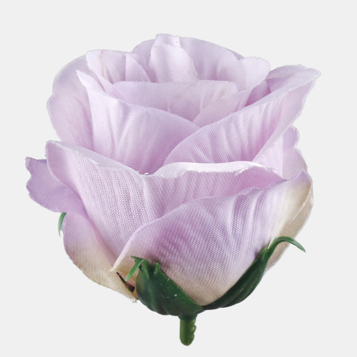 Syksyinen liila tekoruusun kukkapää, 6 cm