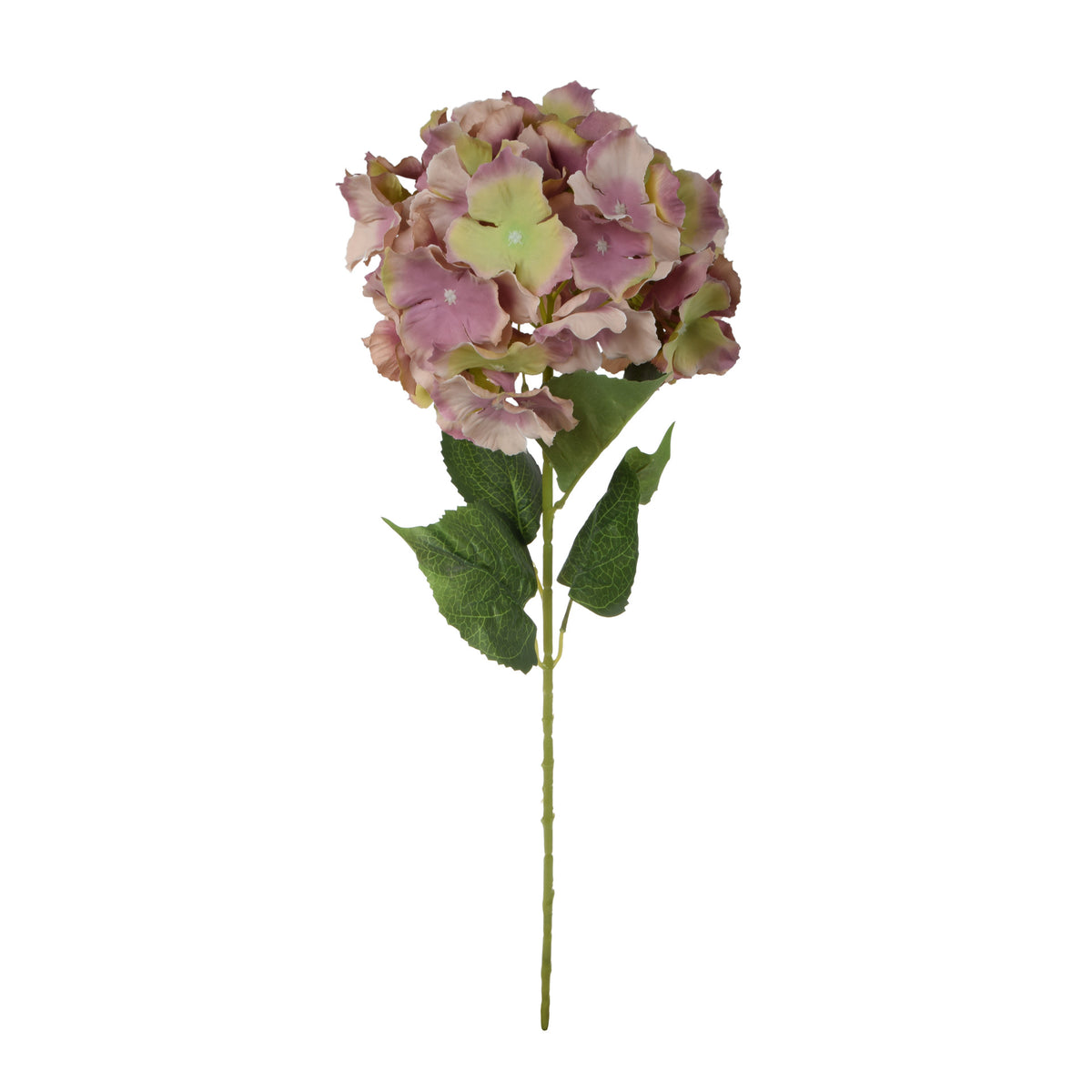 Syksyinen vaaleanpunainen kerma tekohortensian kukkavarsi, 80 cm
