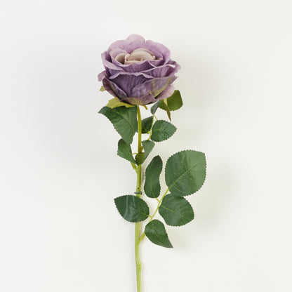 Syksyinen violetti tekoruusun kukkavarsi