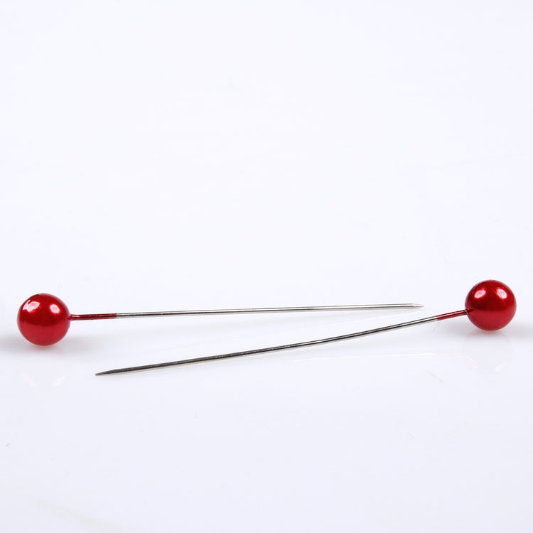 Punane pärlinööp 5,5 cm 96 tk - Kunstlilled
