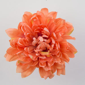 Murrettu malva satiininen daalian kukkapää Ø17 cm